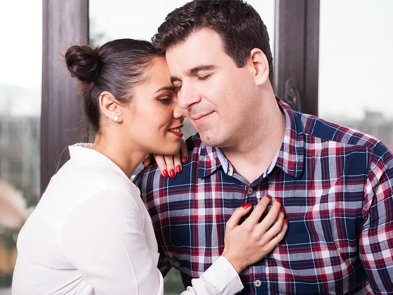 Couple working through challenges together